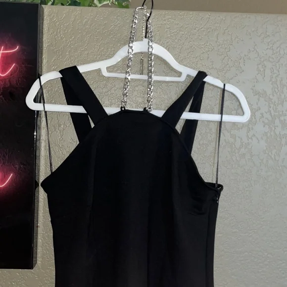 NWT Michael Kors Chain Halter Dress - Picture 8 of 13